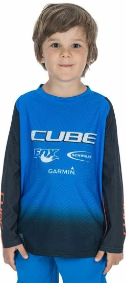 Cube Vetrtex Rookie X Actionteam - Camiseta De Manga Larga Para Niños Maillots De Manga Larga | Bike-Discount -BICICLETAS Ventas Cube Vertrex RookiexActionteam Kinder Langarmtrikot 12447 2 1280x1280