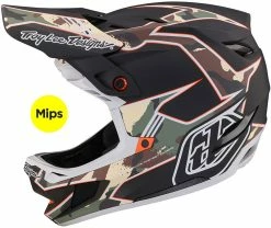 Troy Lee Designs D4 Composite MIPS Matrix Camo - Casco Integral Cascos Integrales | Bike-Discount
